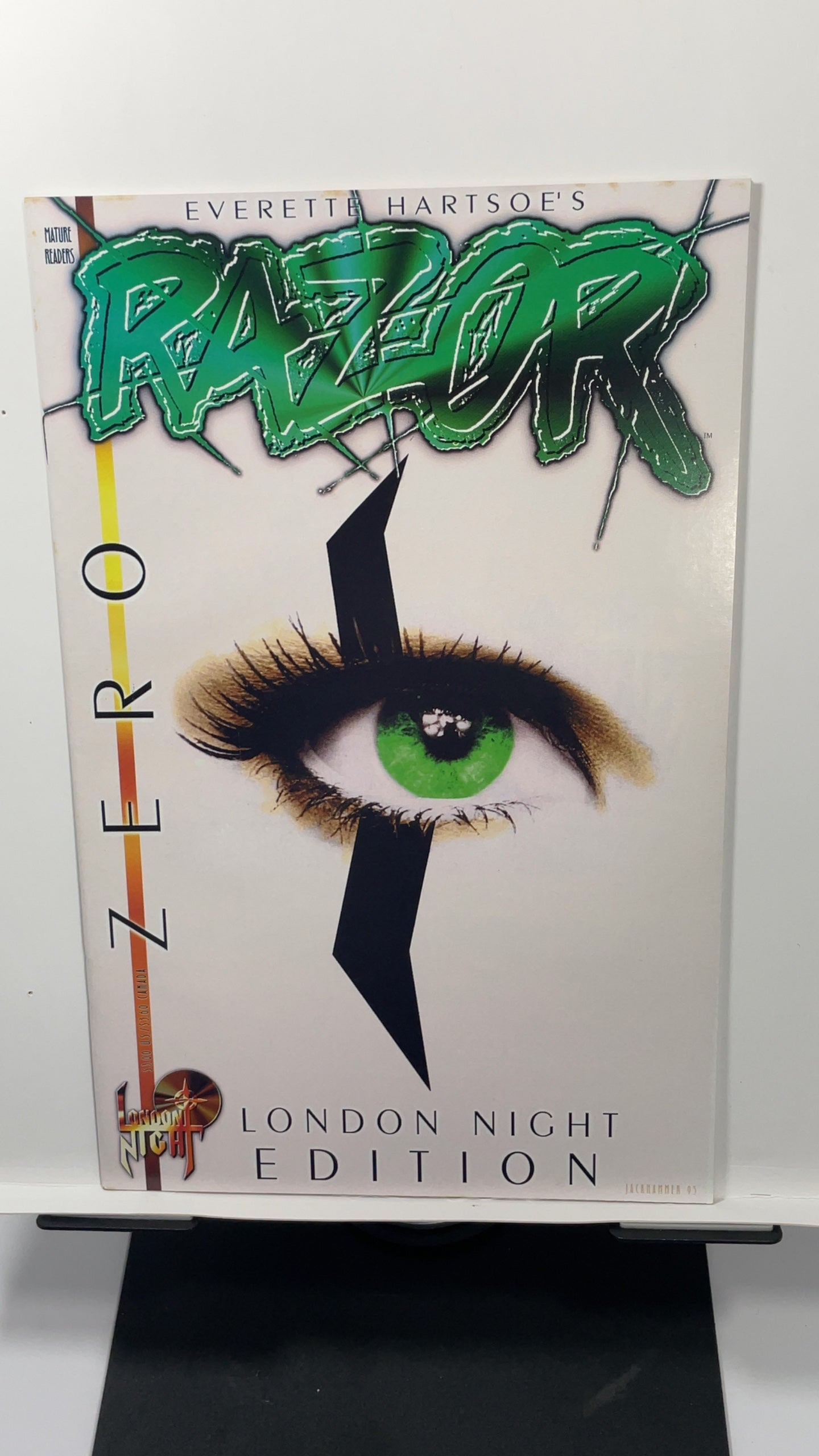 Razor Zero London Night Edition Comic Everette Hartsoe 1993