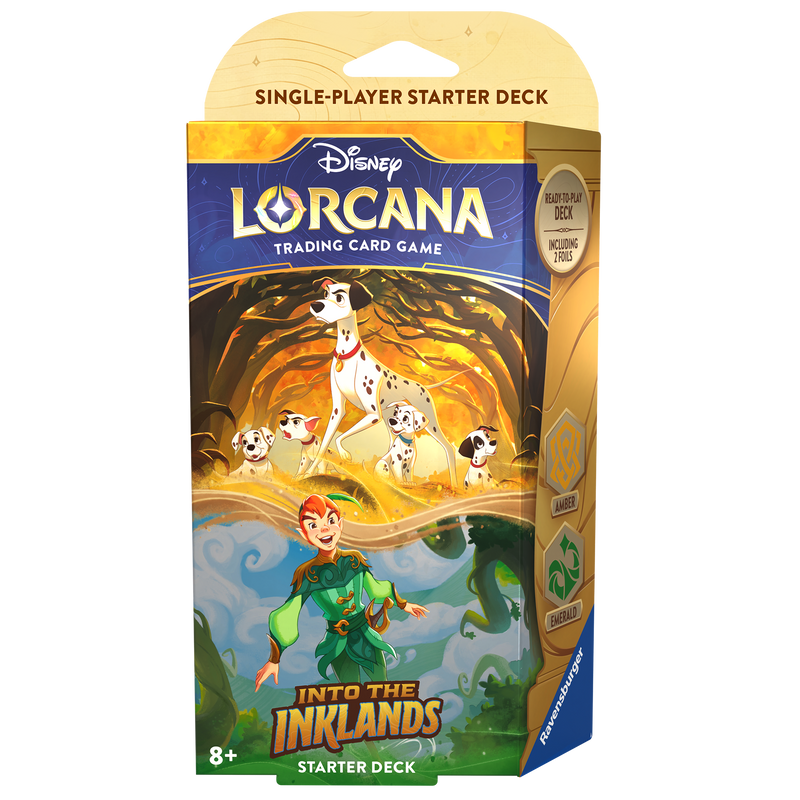 Disney Lorcana: Into the Inklands Starter Deck Amber & Emerald