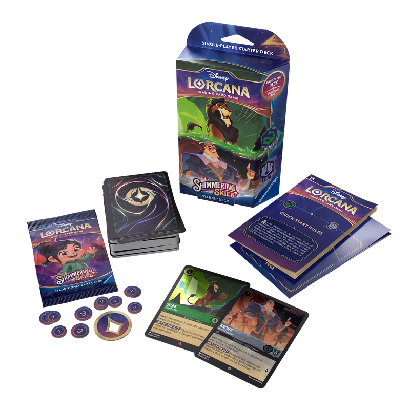Lorcana TCG: Shimmering Skies Starter Deck (Emerald Steel)