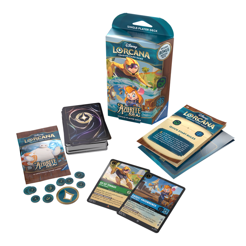 Lorcana TCG: Azurite Sea Starter Deck (Emerald & Sapphire)