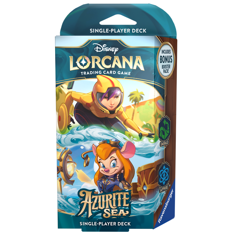 Lorcana TCG: Azurite Sea Starter Deck (Emerald & Sapphire)