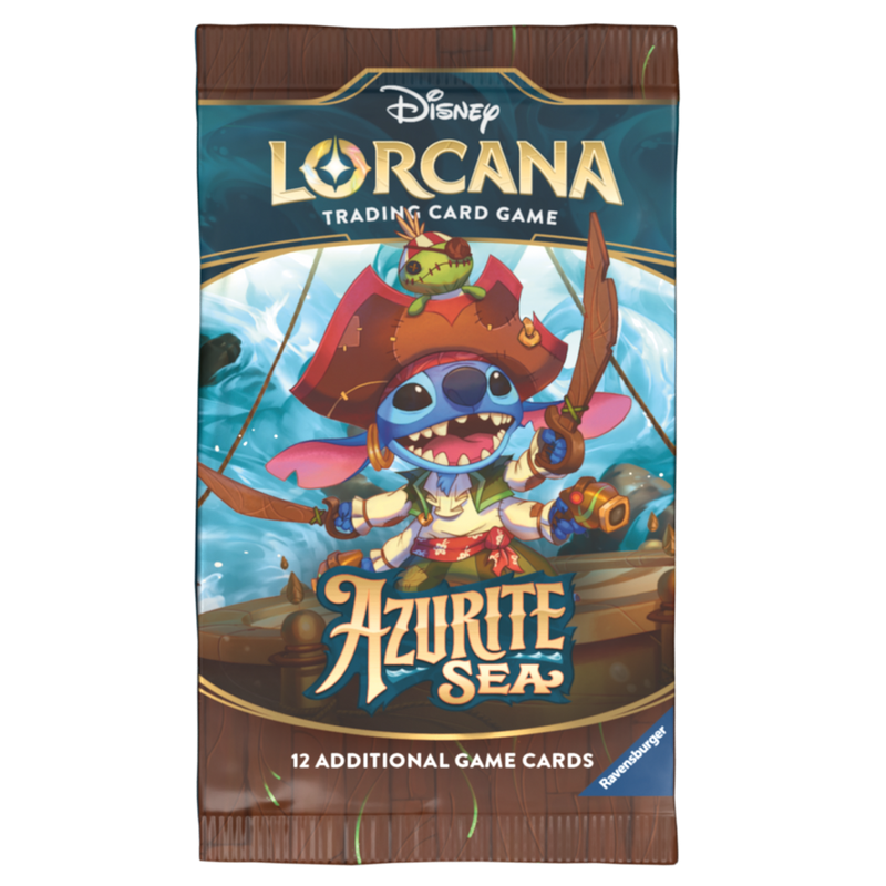 Lorcana TCG: Azurite Sea Booster Box (24 Packs)