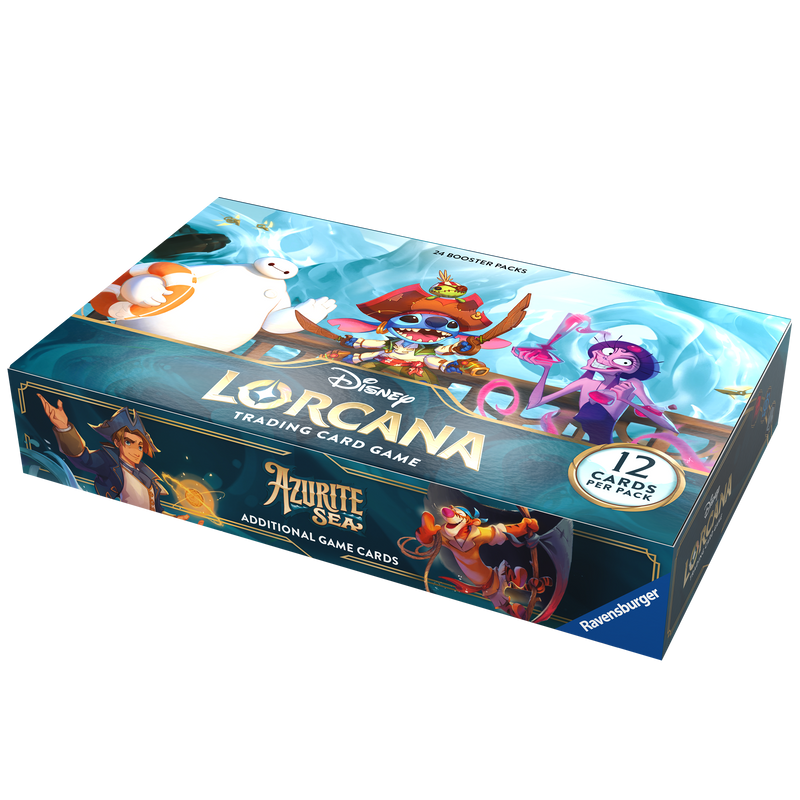 Lorcana TCG: Azurite Sea Booster Box (24 Packs)