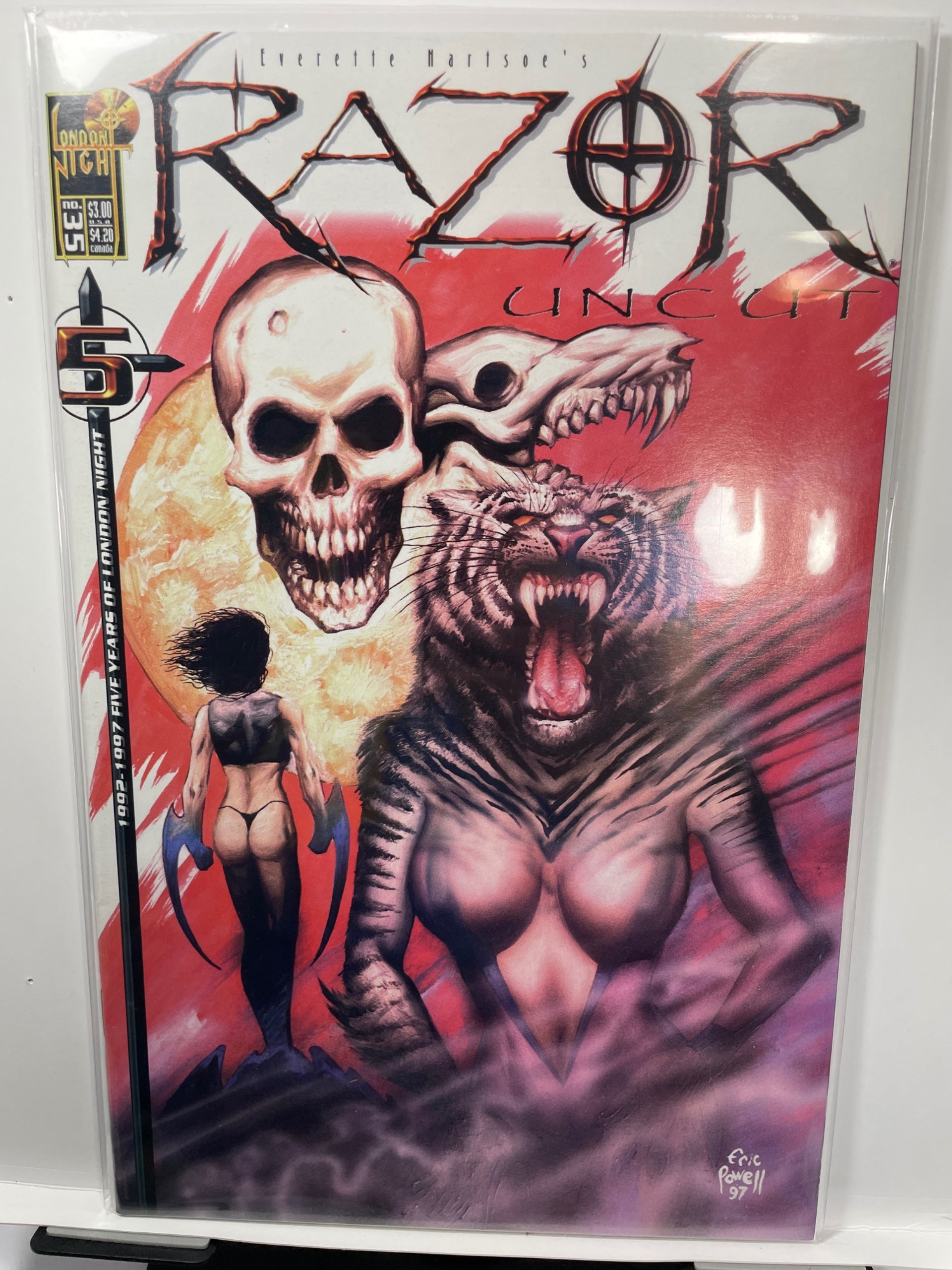 Razor Uncut  #31-35 Comic Lot London Night Studios Comics — photo 5