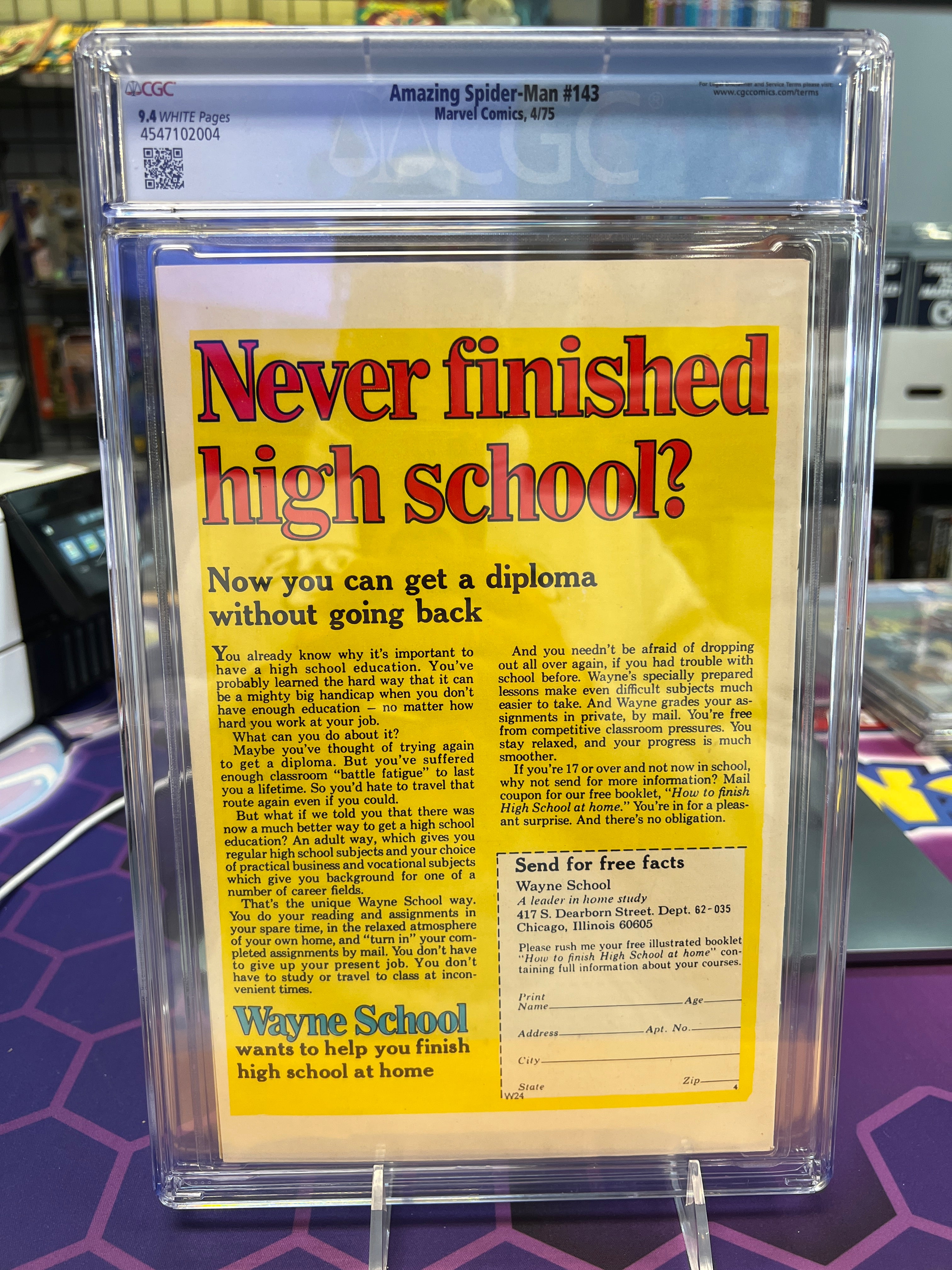 The Amazing Spider-Man, Vol. 1 #143A - CGC 9.4