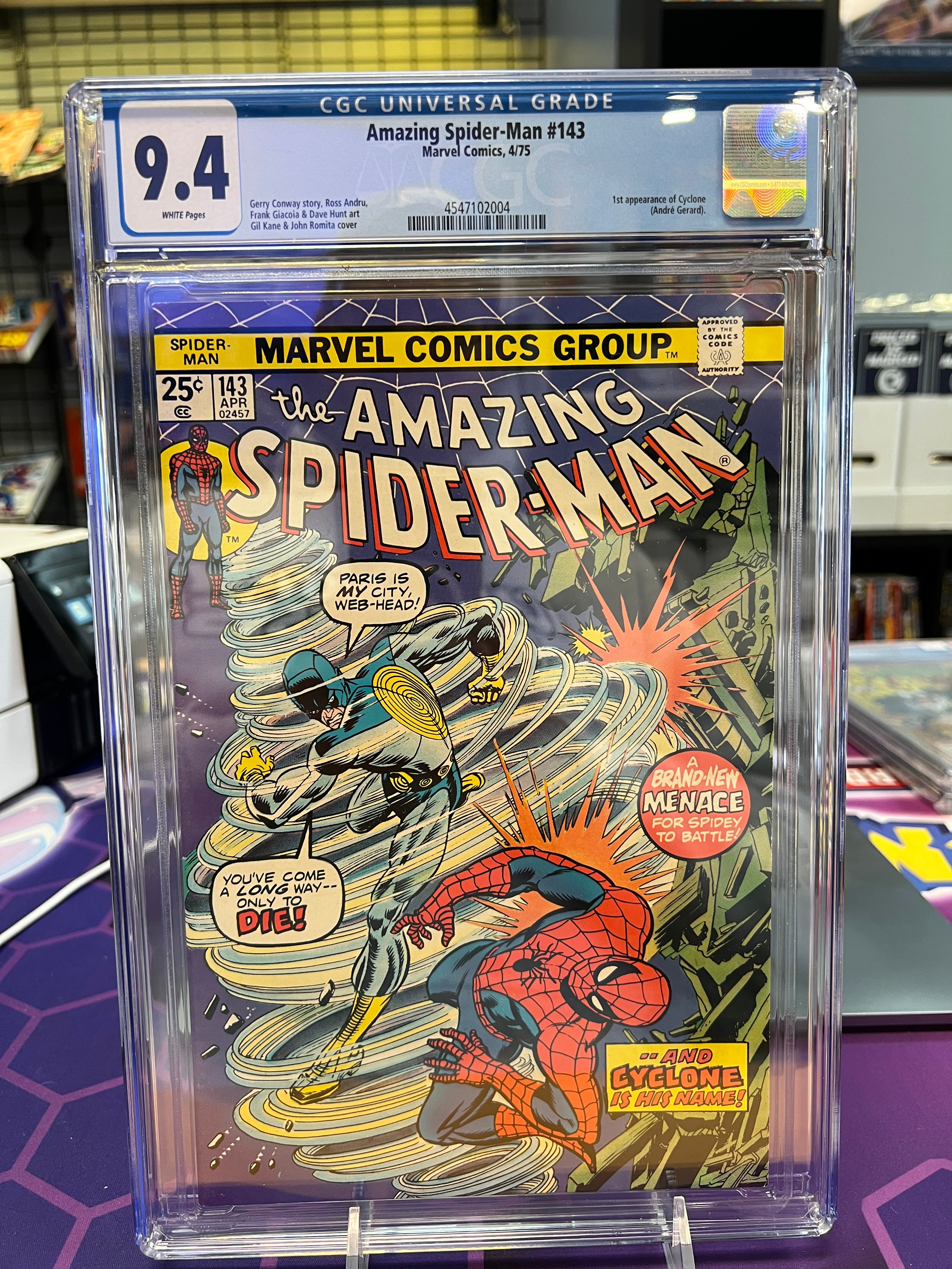 The Amazing Spider-Man, Vol. 1 #143A - CGC 9.4