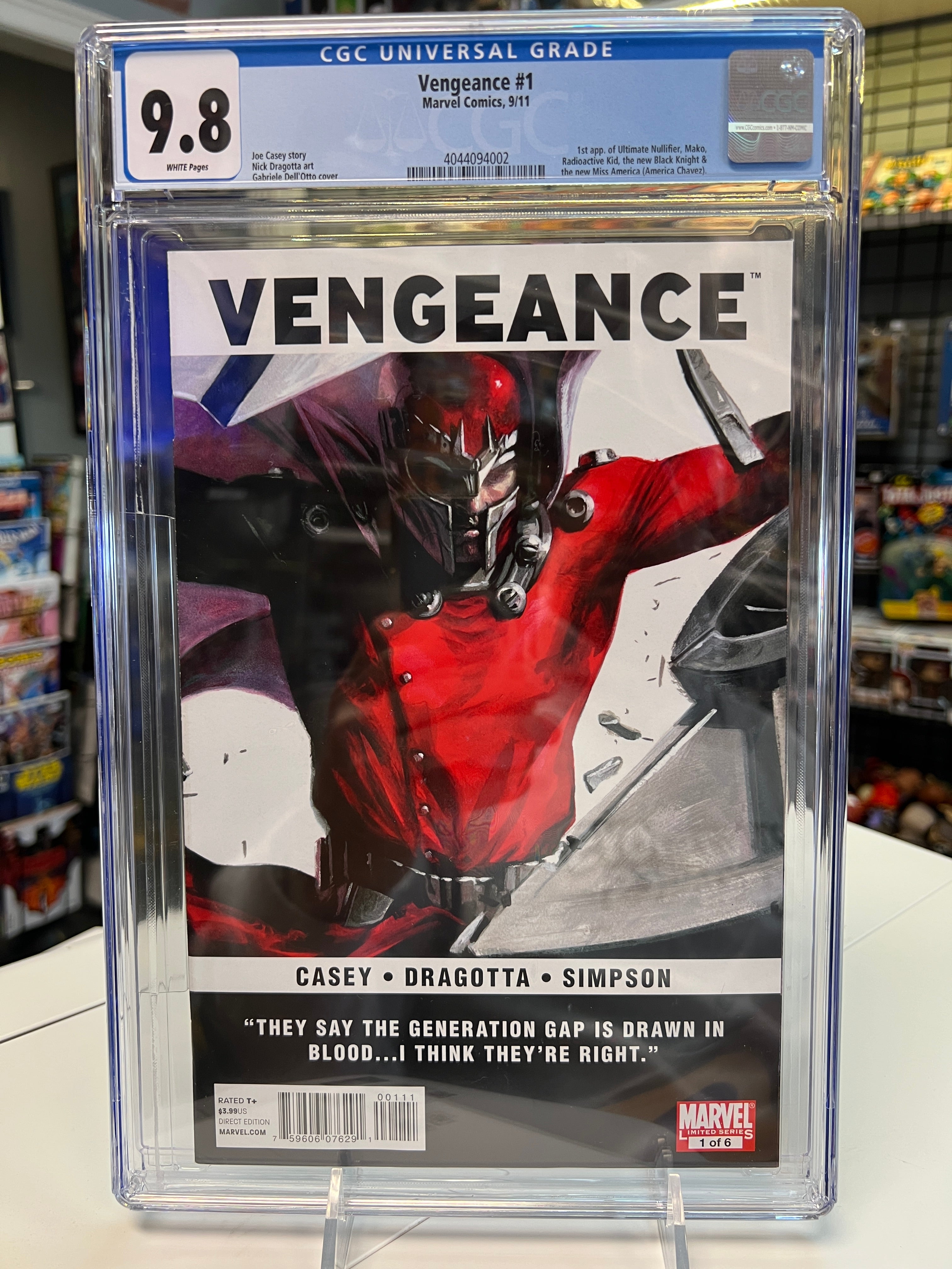 Vengeance #1A - CGC 9.8