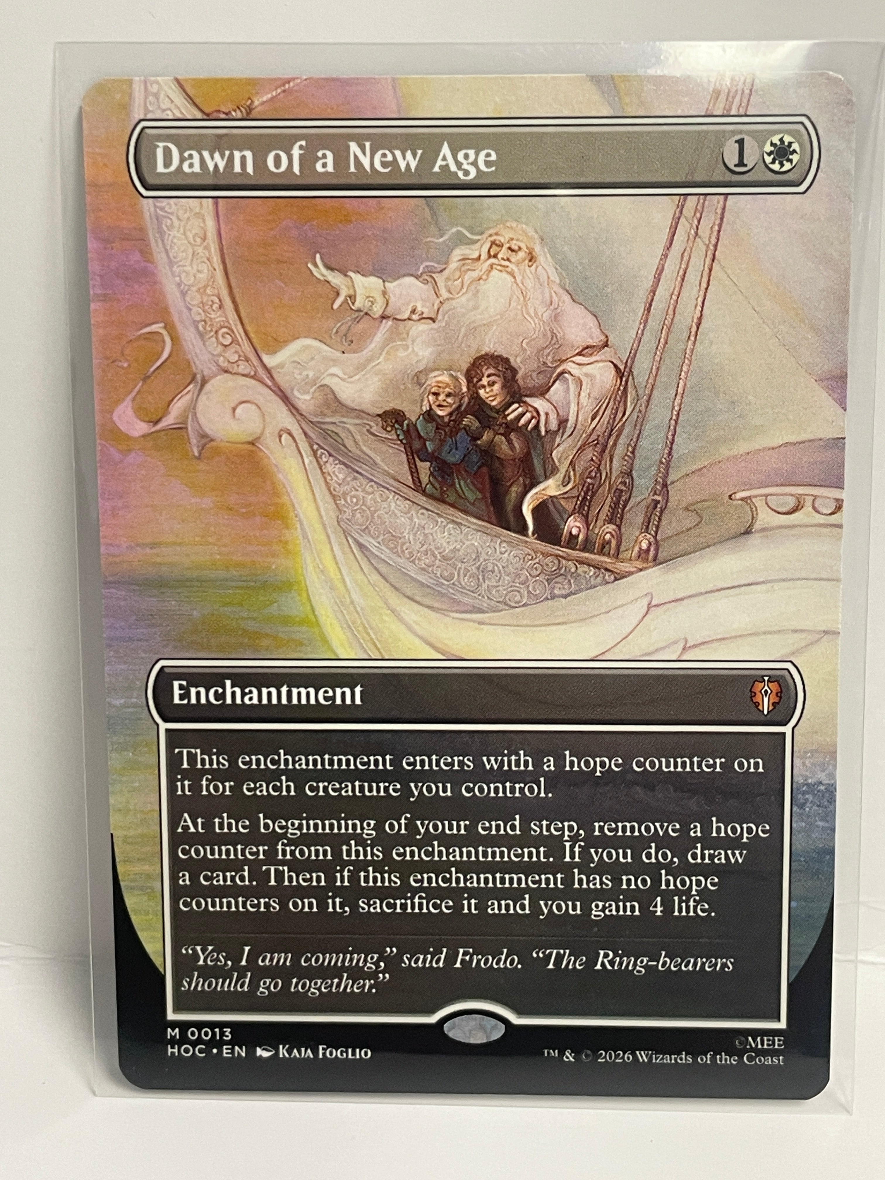 Dawn of a New Age (Borderless) - The Hobbit Eternal #53 - Mythic - NM Non-Foil
