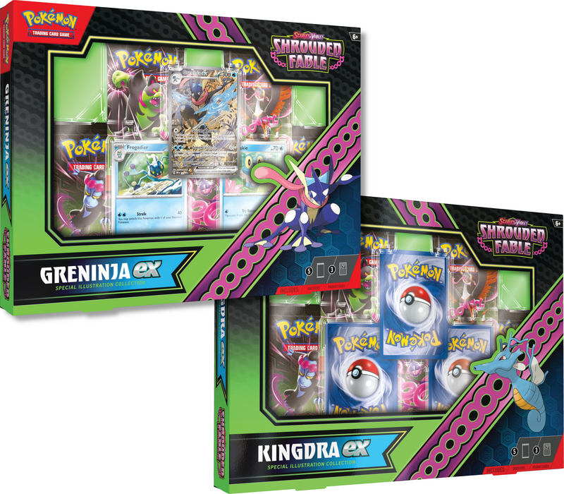 Pokemon TCG: Scarlet & Violet 6.5 - Shrouded Fable Kingdra/Greninja ex Special Illustration Collection