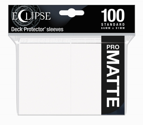 Ultra Pro Sleeves Eclipse Matte Arctic White