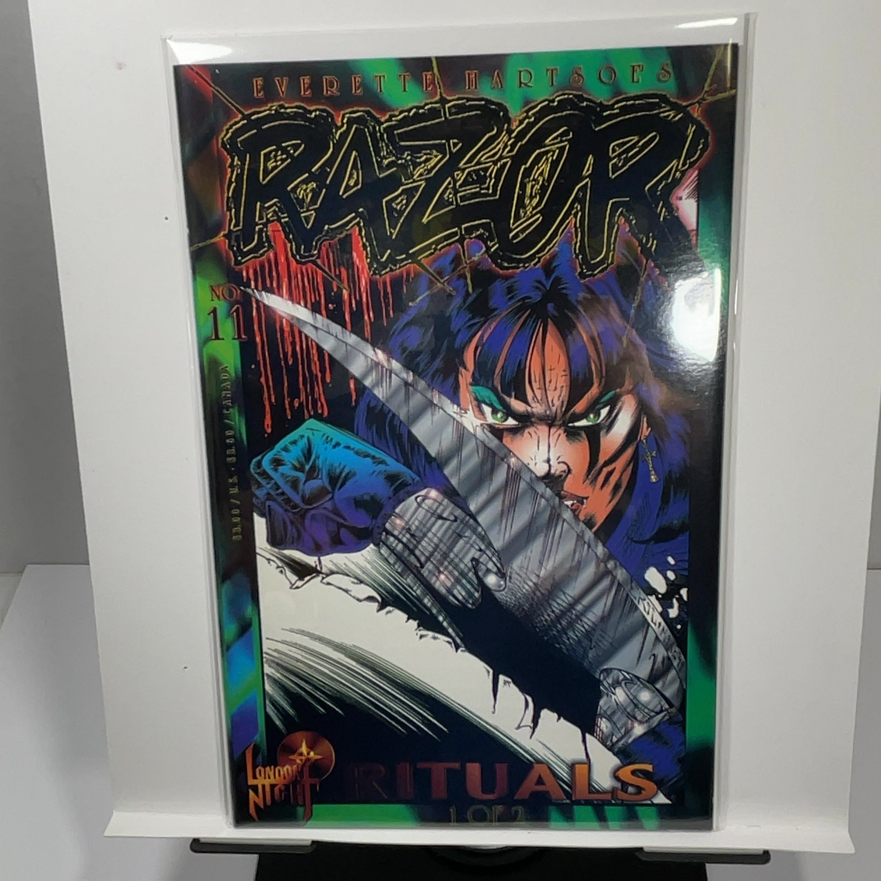 Razor #11-15  Comic Lot London Night Studios Everette Hartsoe