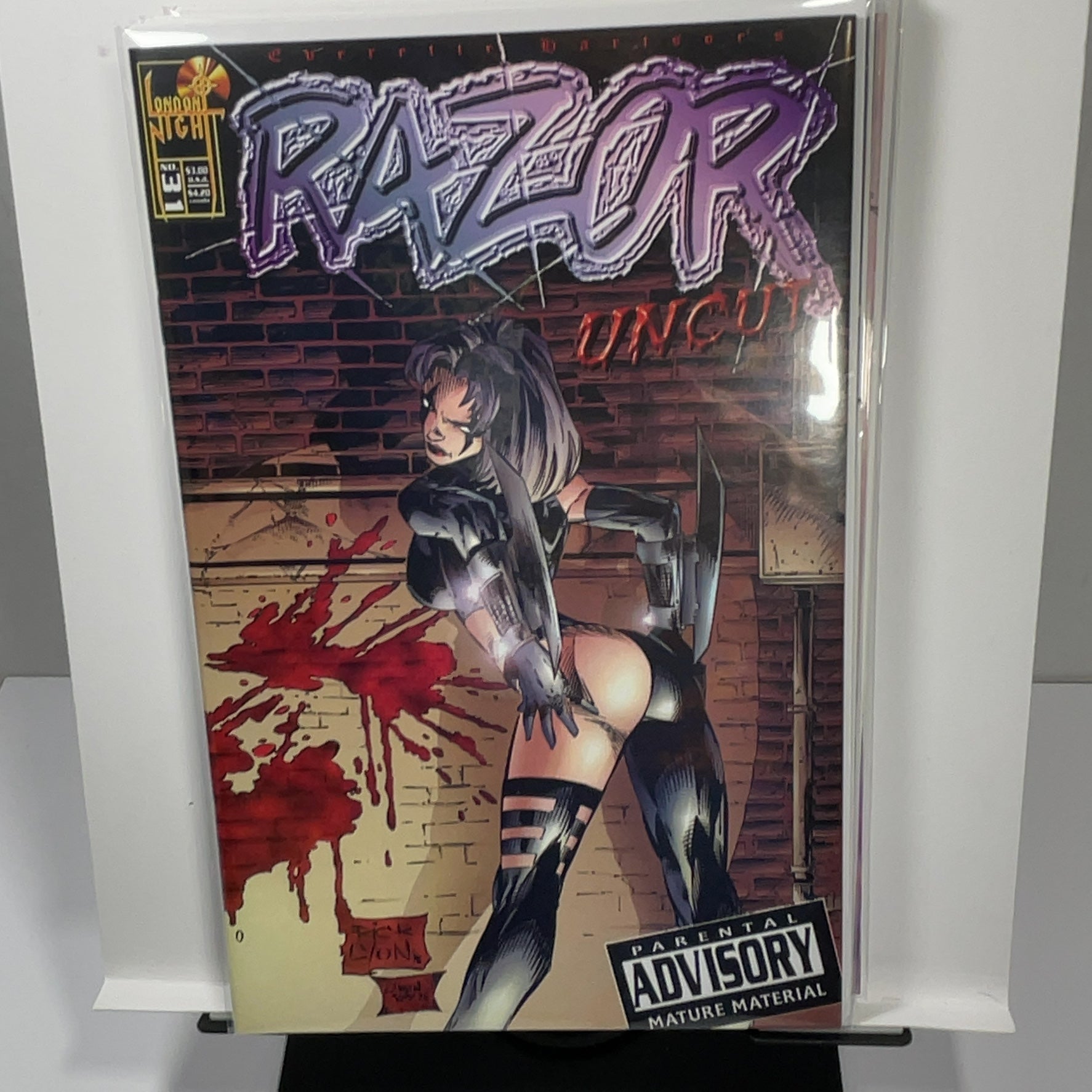 Razor Uncut #26-30 Comic Book Lot London Night Studios Everette Hartsoe — photo 3