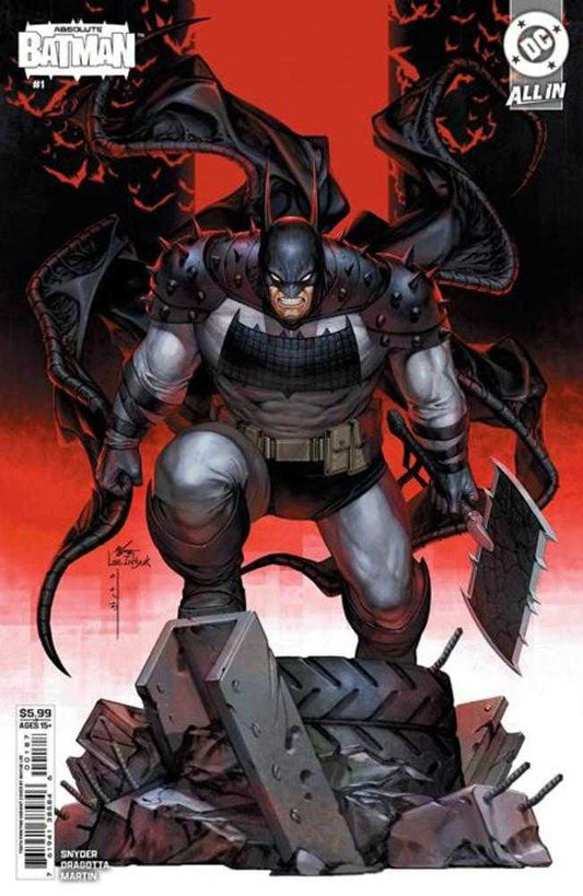 Absolute Batman 1 Tenth Printing Cover B In Hyuk Lee Card Stock Variant - Cadets Toys & Comics