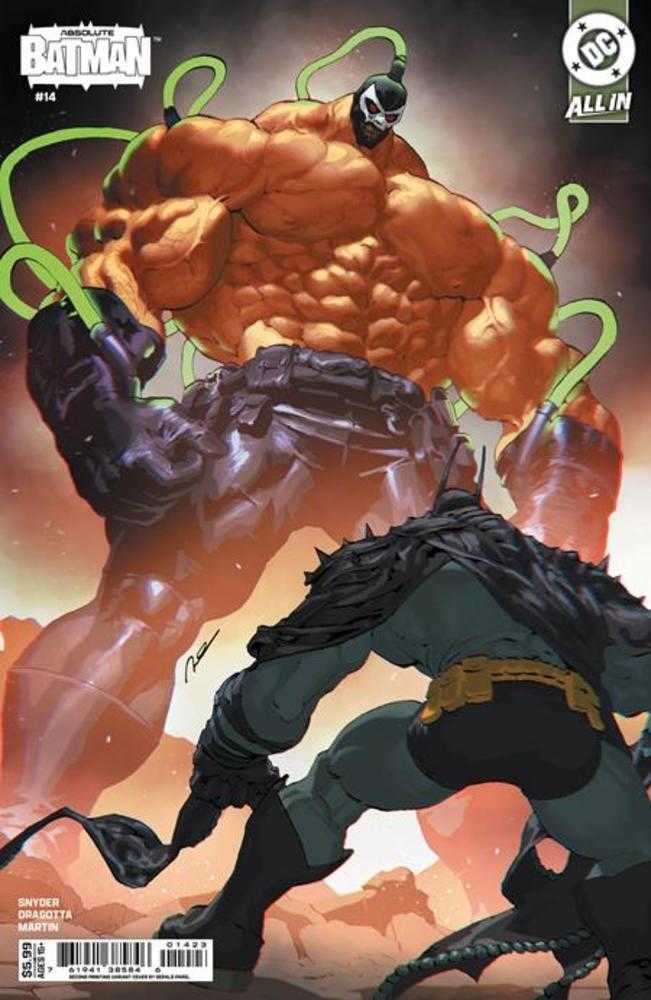 Absolute Batman 14 2nd Print Cover B Gerald Parel Card Stock Variant - Cadets Toys & Comics