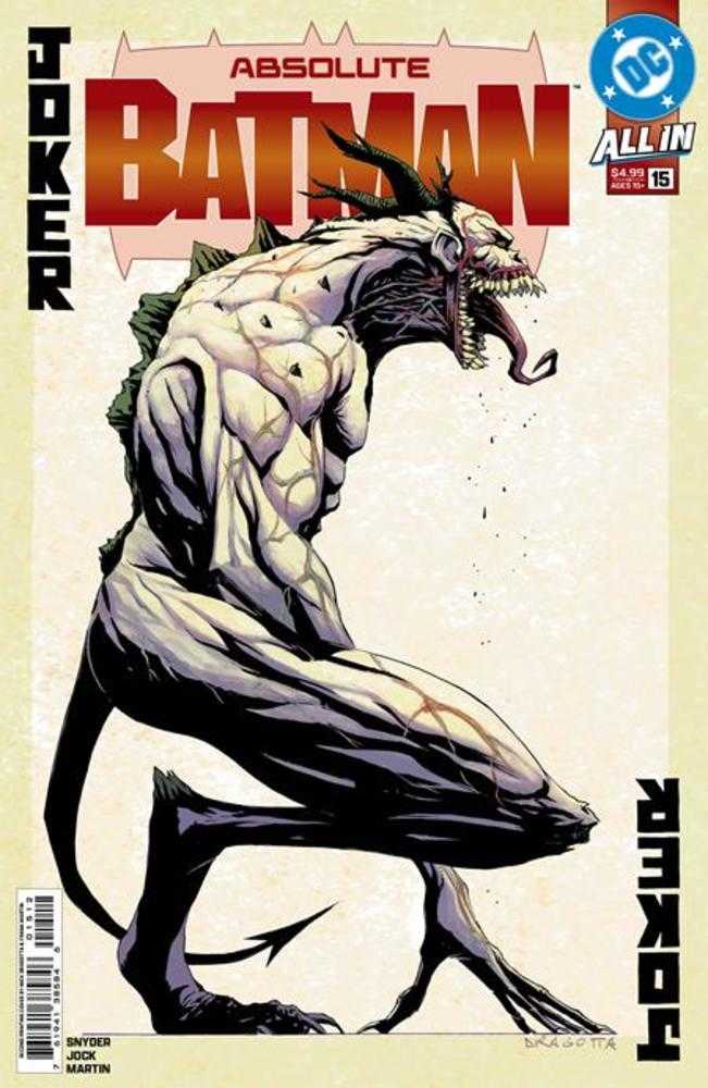 Absolute Batman 15 2nd Print Cover A Nick Dragotta - Cadets Toys & Comics