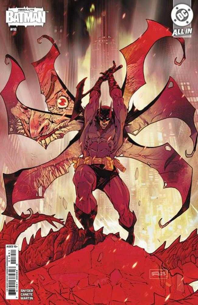 Absolute Batman 18 Cover E 1 in 25 Carmine Di Giandomenico Card Stock Variant - Cadets Toys & Comics