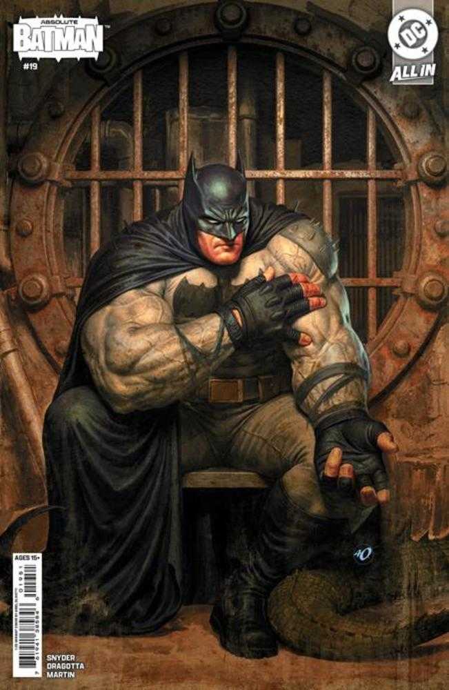 Absolute Batman 19 Cover E 1 in 25 Ariel Olivetti Card Stock Variant - Cadets Toys & Comics