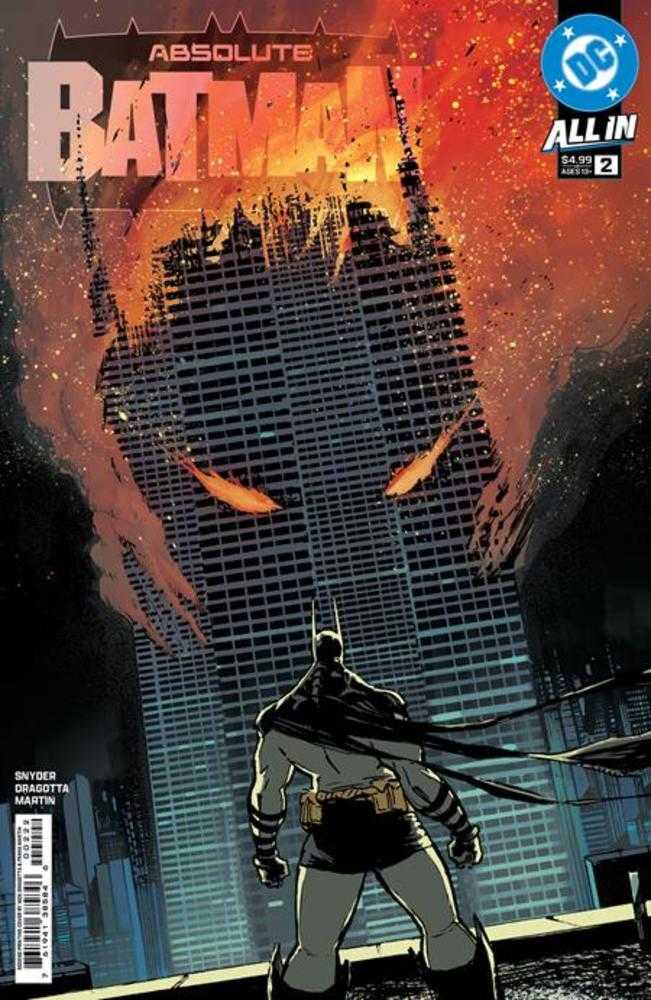 Absolute Batman 2 2nd Print Cover A Nick Dragotta - Cadets Toys & Comics