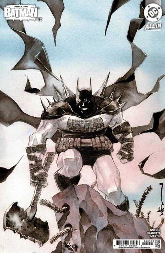 Absolute Batman 2 2nd Print Cover B Dustin Nguyen Card Stock Variant - Cadets Toys & Comics