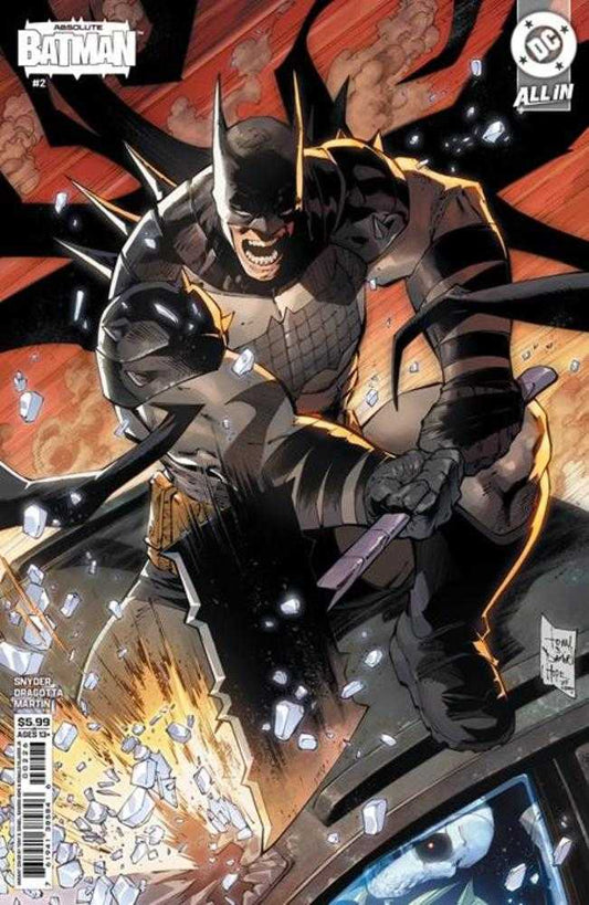 Absolute Batman 2 4th Print Cover B Tony S Daniel Card Stock Variant - Cadets Toys & Comics