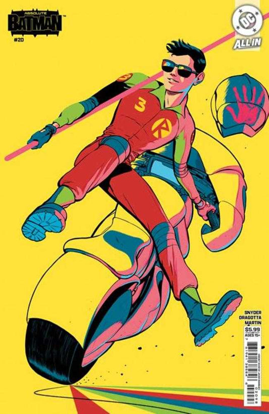Absolute Batman 20 Cover G Javier Rodriguez Robins Tim Drake Card Stock Variant - Cadets Toys & Comics