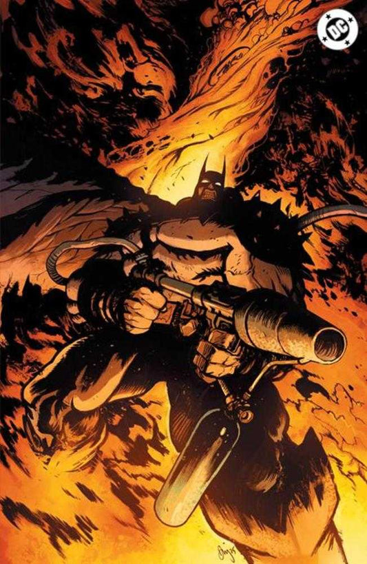 Absolute Batman 2025 Annual 1 (One Shot) 2nd Print Cover D Daniel Warren Johnson Flamethrower Foil Variant - Cadets Toys & Comics