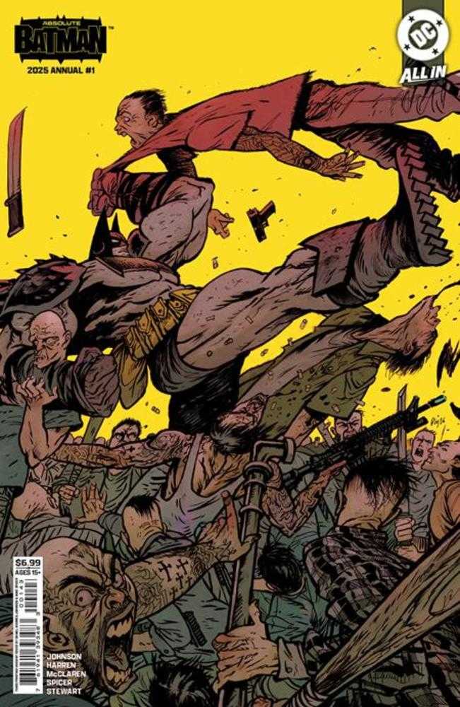 Absolute Batman 2025 Annual 1 (One Shot) 3rd Print Cover C Daniel Warren Johnson Card Stock Variant - Cadets Toys & Comics