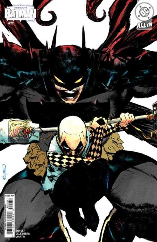 Absolute Batman 22 Cover E 1 in 25 Werther Dell Edera Card Stock Variant - Cadets Toys & Comics
