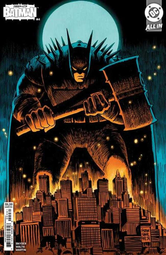 Absolute Batman 4 Cover C Francesco Francavilla Card Stock Variant - Cadets Toys & Comics