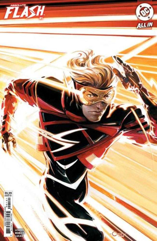 Absolute Flash 1 Cover B Clayton Crain Card Stock Variant - Cadets Toys & Comics