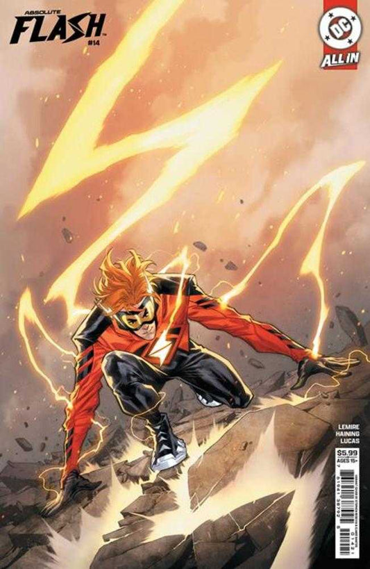 Absolute Flash 14 Cover B Stephen Segovia Card Stock Variant - Cadets Toys & Comics