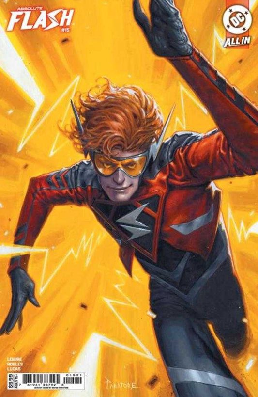 Absolute Flash 15 Cover B Davide Paratore Card Stock Variant - Cadets Toys & Comics