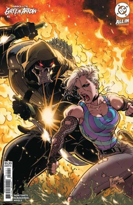 Absolute Green Arrow 2 (Of 6) Cover D Kaare Andrews Card Stock Variant - Cadets Toys & Comics