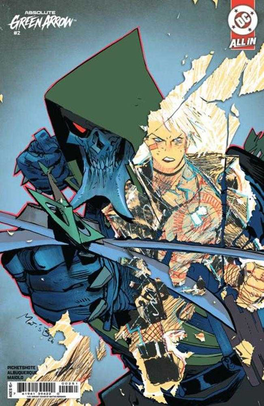 Absolute Green Arrow 2 (Of 6) Cover E 1 in 25 Matias Bergara Card Stock Variant - Cadets Toys & Comics