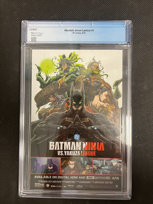 Absolute Green Lantern 1 CGC 9.8 First Print