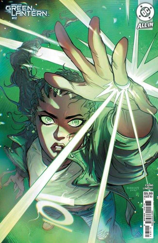 Absolute Green Lantern 12 Cover C Haining Card Stock Variant - Cadets Toys & Comics
