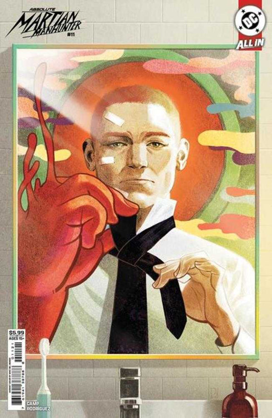 Absolute Martian Manhunter 11 Cover B Mike Del Mundo Card Stock Variant - Cadets Toys & Comics