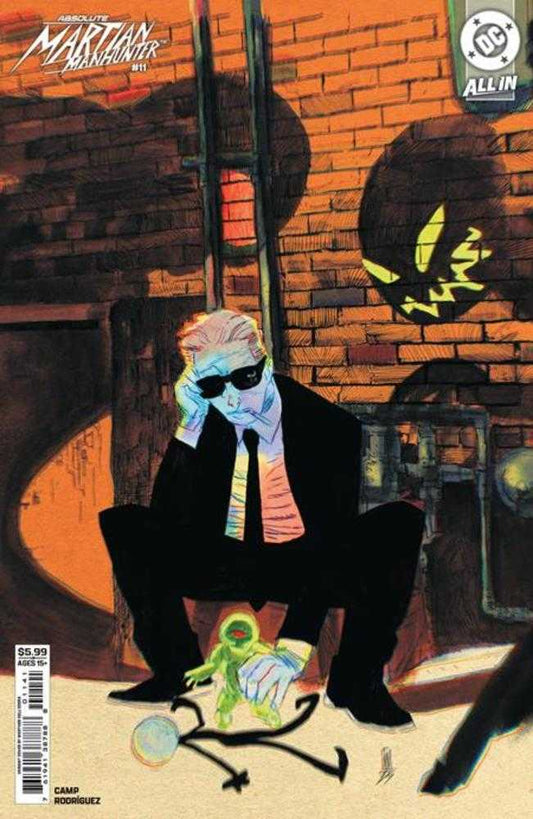 Absolute Martian Manhunter 11 Cover D Werther Dell Edera Card Stock Variant - Cadets Toys & Comics