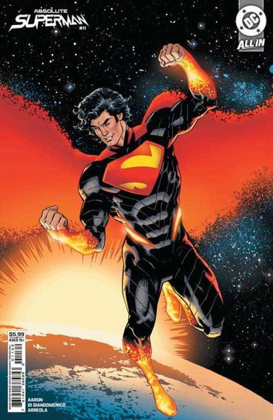 Absolute Superman 11 2nd Print Cover B Sean Izaaske Card Stock Variant - Cadets Toys & Comics