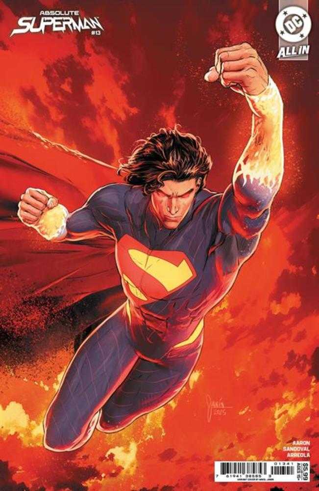 Absolute Superman #13 Portada C Mikel Janin Variante en cartulina