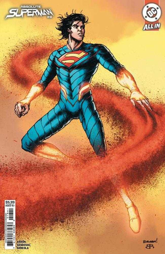 Absolute Superman 18 Cover D Chris Burnham Card Stock Variant - Cadets Toys & Comics