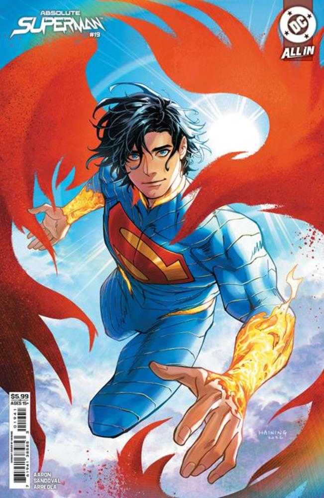 Absolute Superman 19 Cover D Haining Card Stock Variant - Cadets Toys & Comics