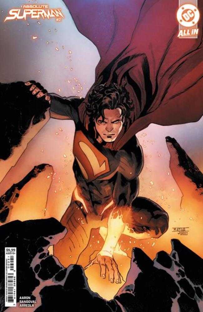 Absolute Superman 2 Cover B Mahmud Asrar Card Stock Variant - Cadets Toys & Comics