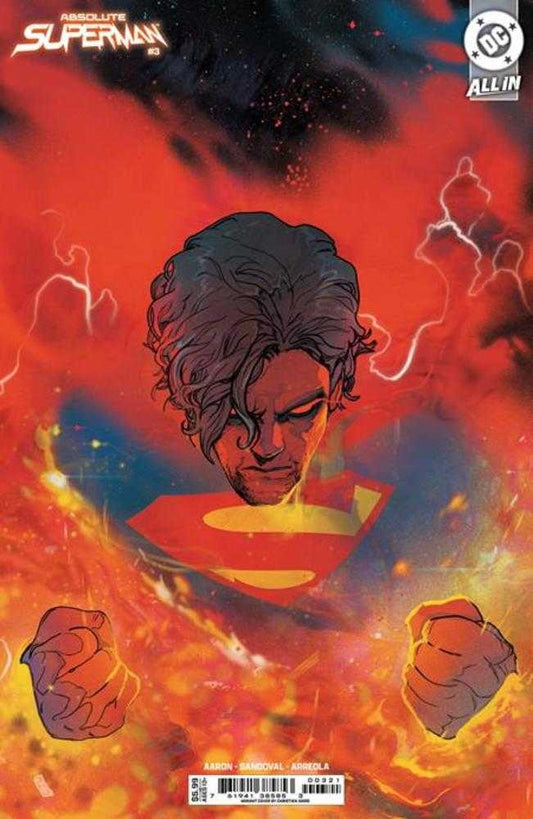 Absolute Superman 3 Cover C Christian Ward Card Stock Variant - Cadets Toys & Comics