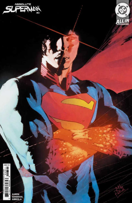Absolute Superman 3 Cover D 1 in 25 Mike Perkins Card Stock Variant - Cadets Toys & Comics