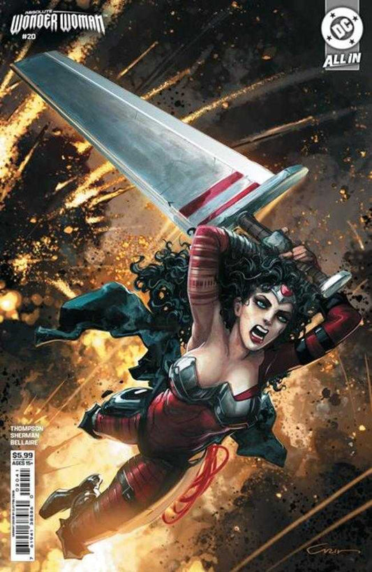 Absolute Wonder Woman 20 Cover D Clayton Crain Card Stock Variant - Cadets Toys & Comics