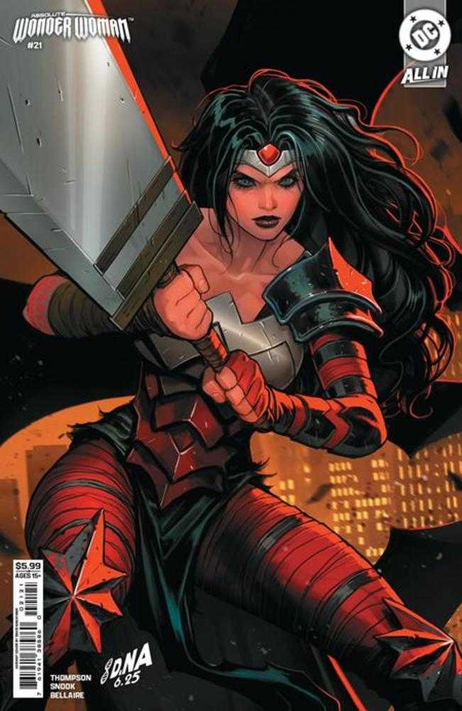 Absolute Wonder Woman 21 Cover B David Nakayama Connecting Card Stock Variant - Cadets Toys & Comics