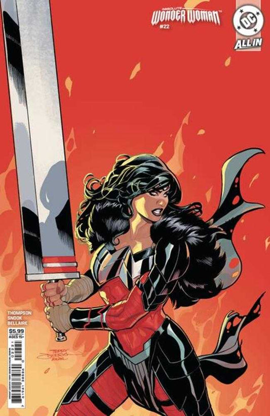 Absolute Wonder Woman 22 Cover B Terry Dodson Card Stock Variant - Cadets Toys & Comics