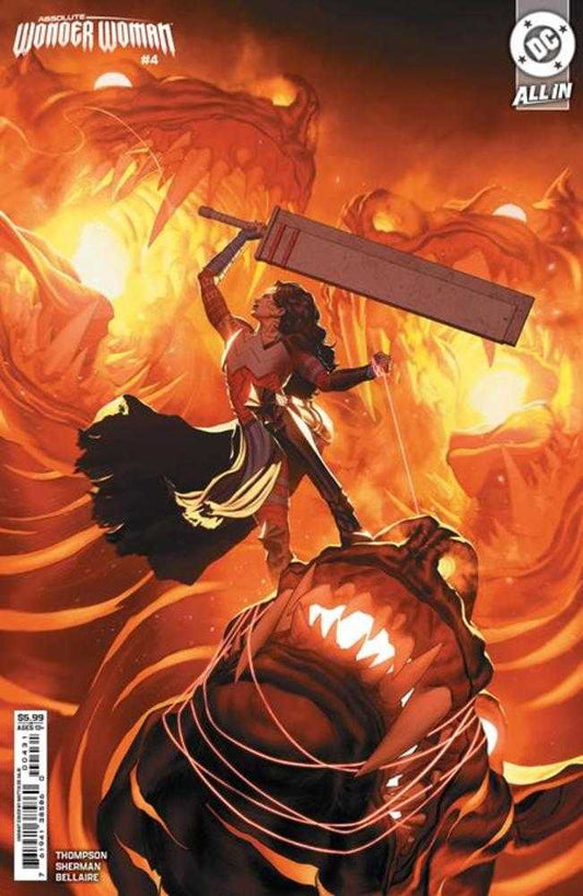 Absolute Wonder Woman 4 Cover C Mattia De Iulis Card Stock Variant - Cadets Toys & Comics