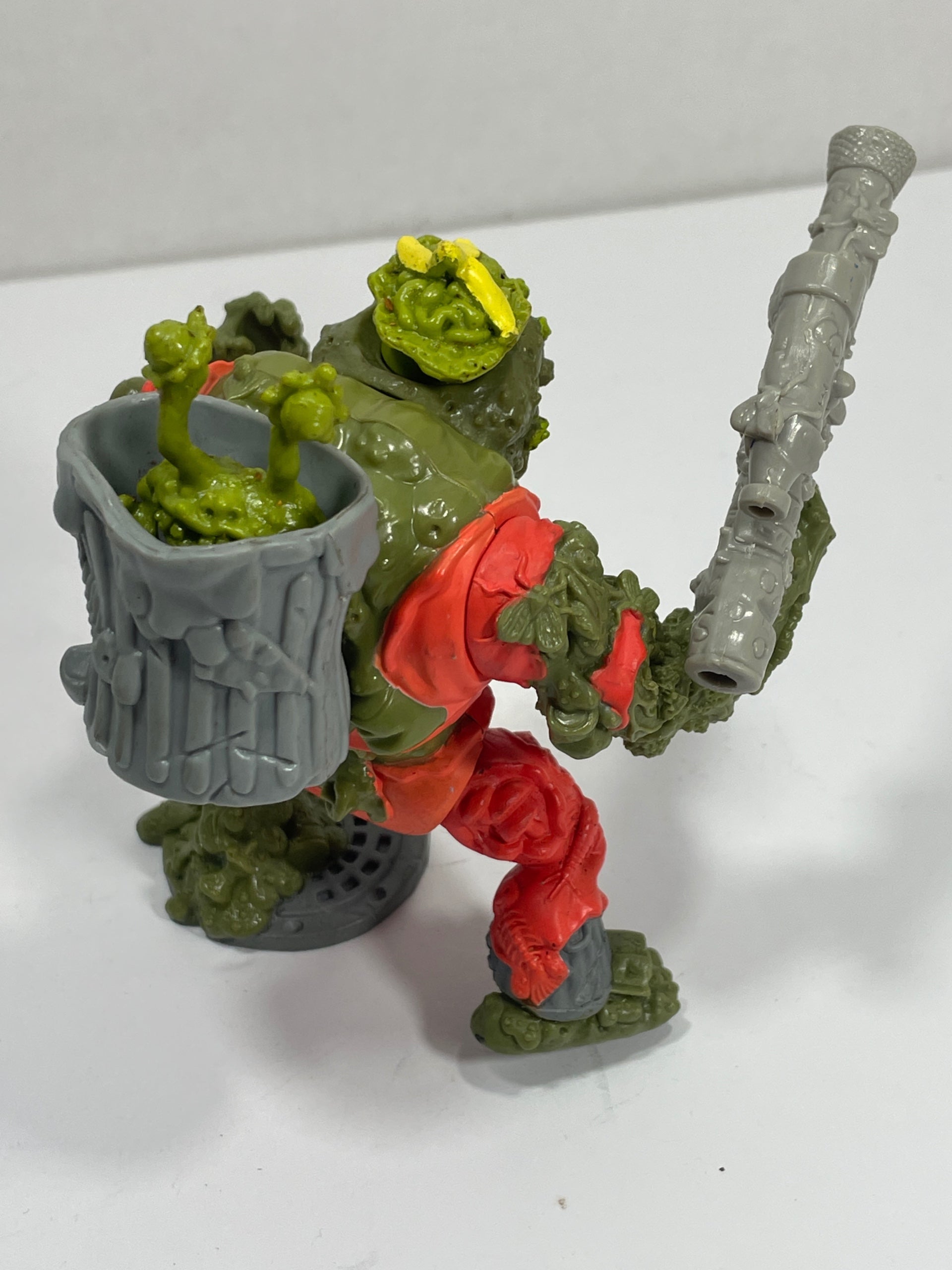 Vintage 1991 Playmates TMNT Muckman Joe Eyeball Action Figure Complete — photo 2
